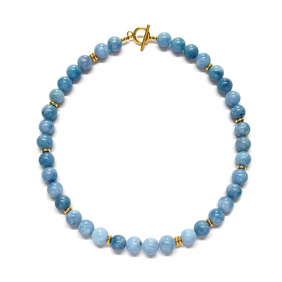 Natural Gemstone Bead Necklace