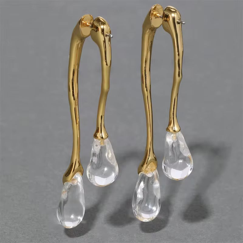 Molten Teardrop Earrings