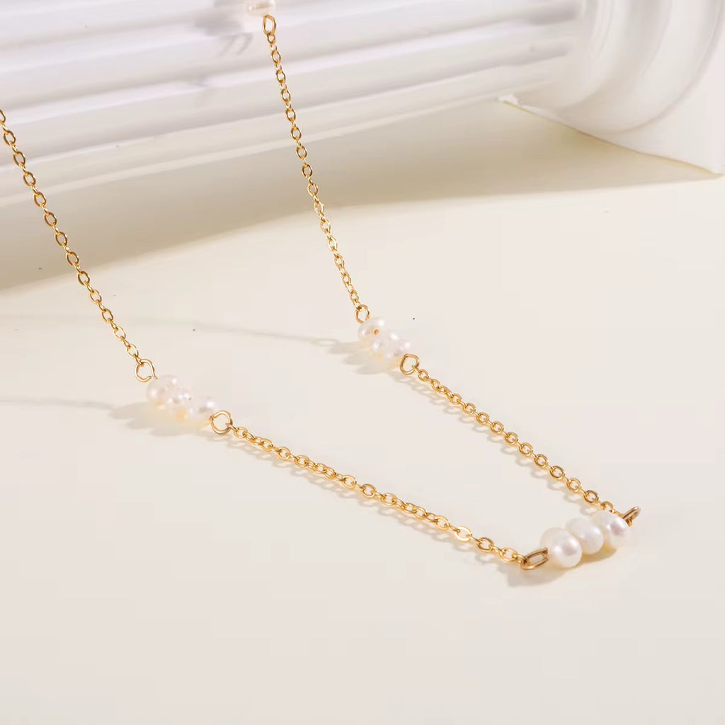 Baroque Fresh Water Pearl in Chain