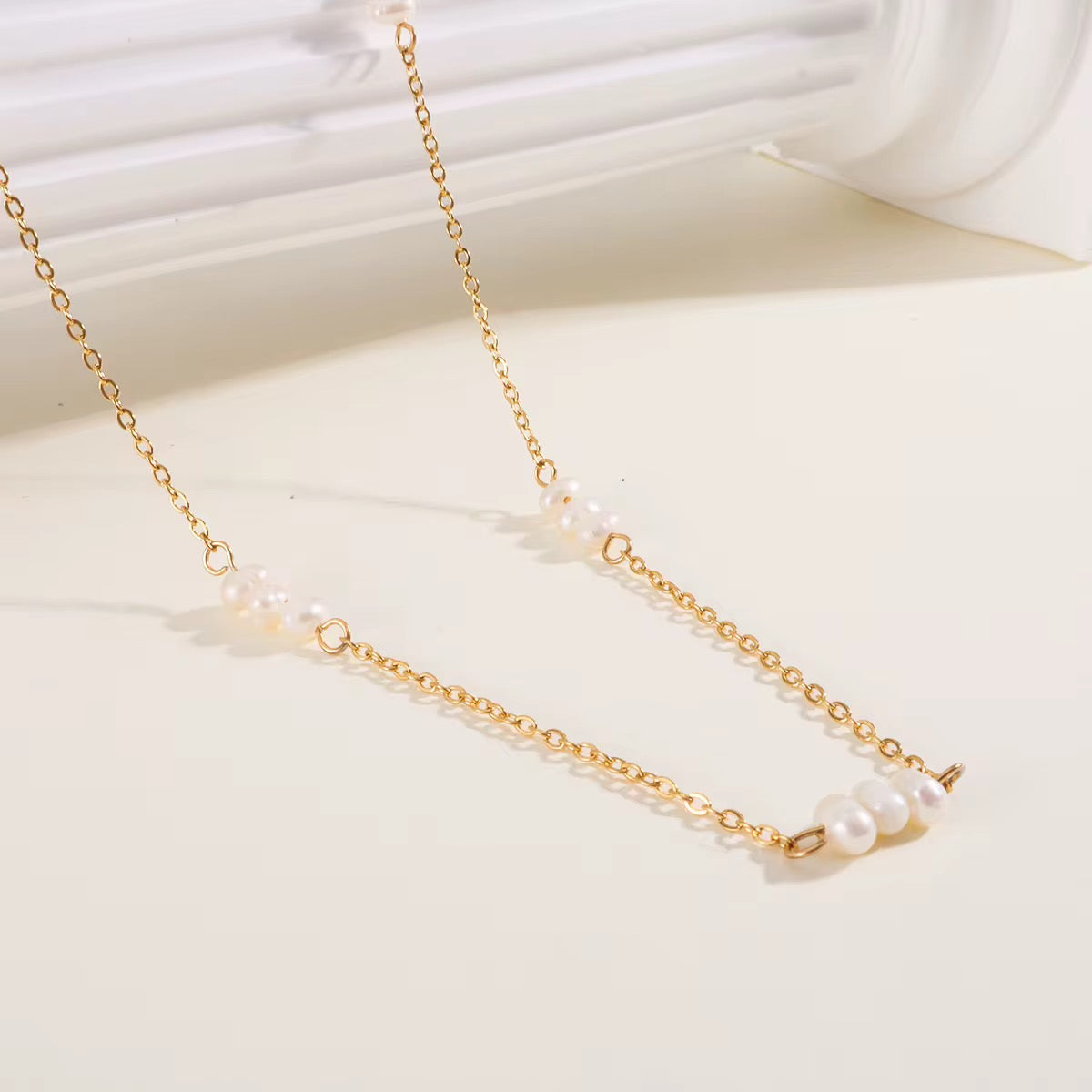 Baroque Fresh Water Pearl in Chain