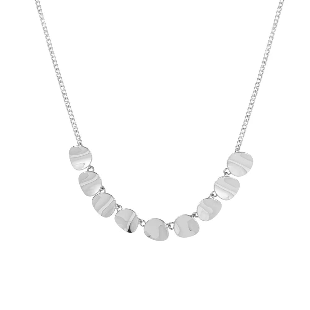 Contour Disk Necklace