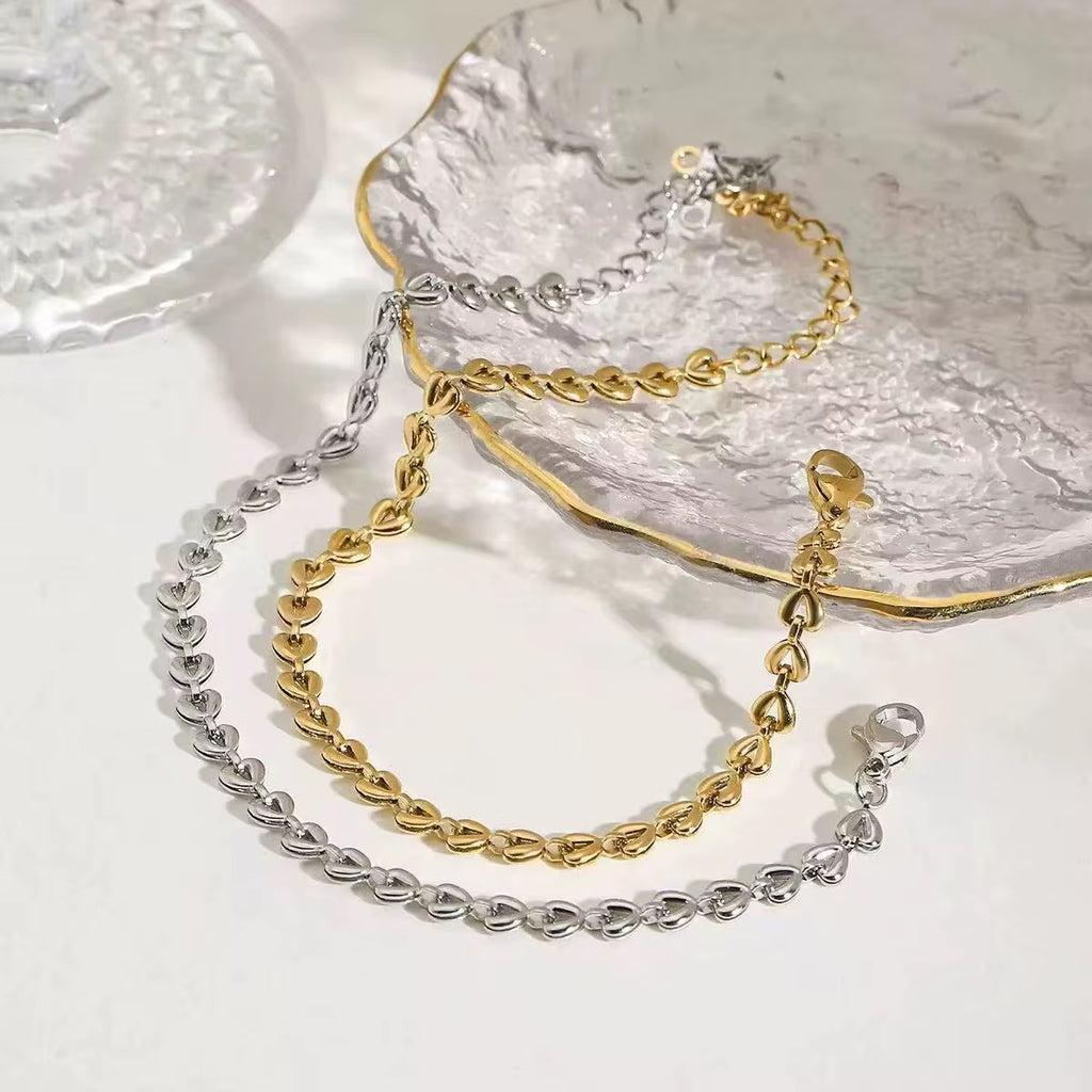 Heart Link Bracelet