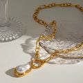 Pearl In Chains Necklace