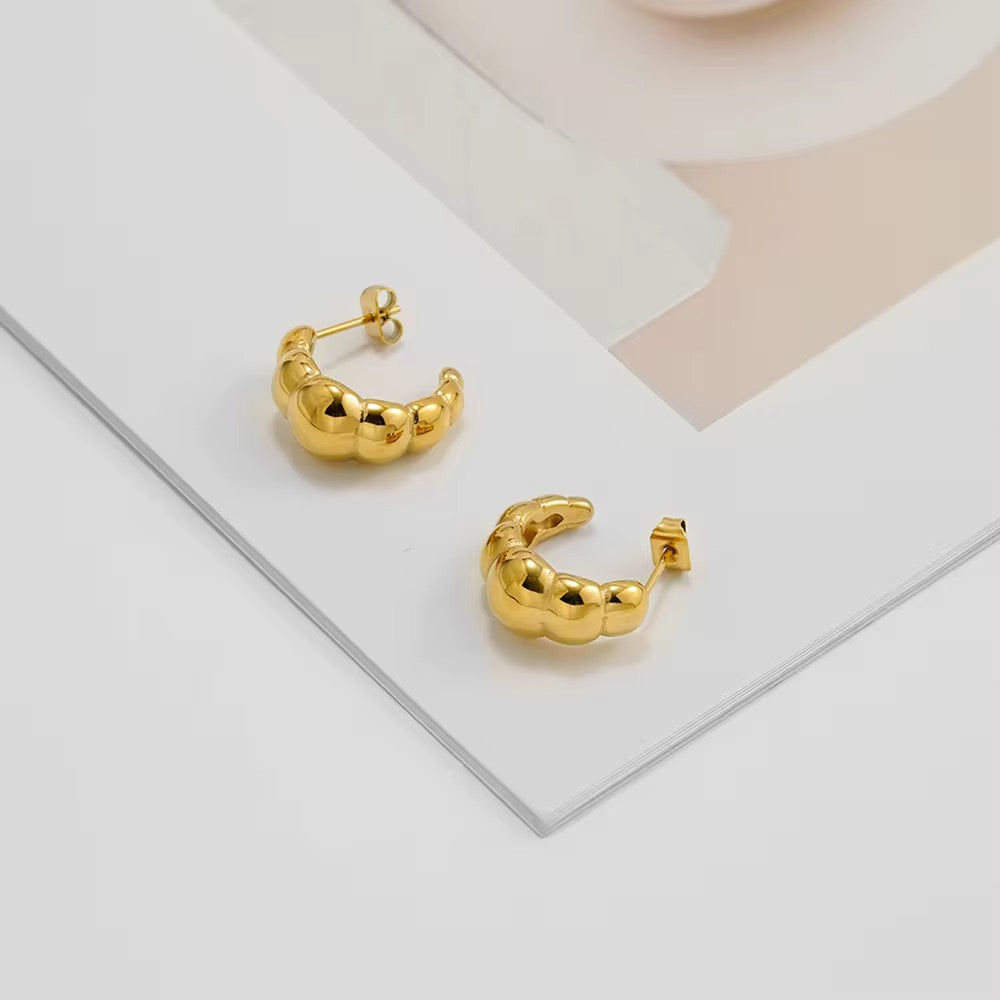 Bubble Hoop Earrings