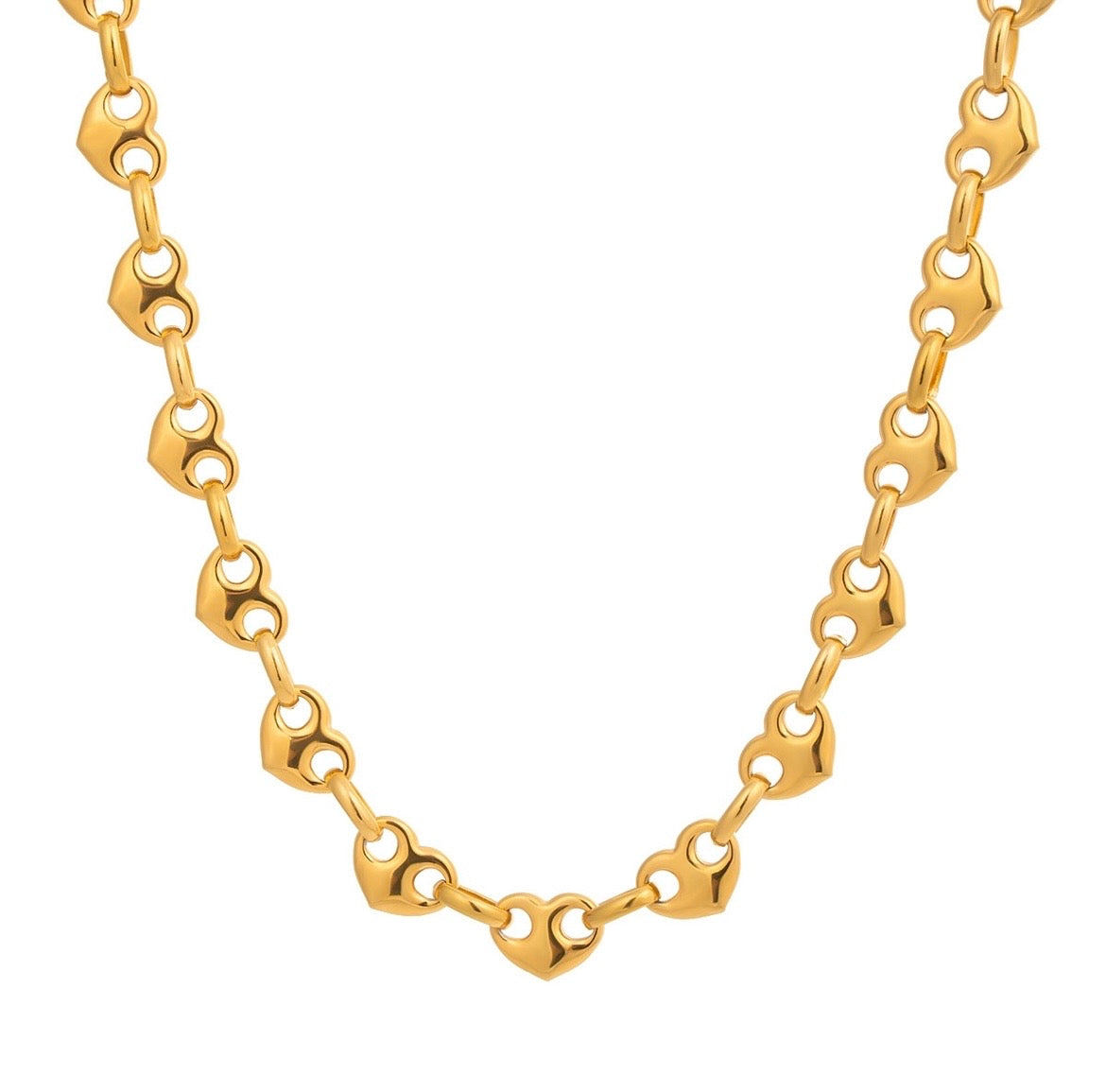 Pig Nose Link Necklace