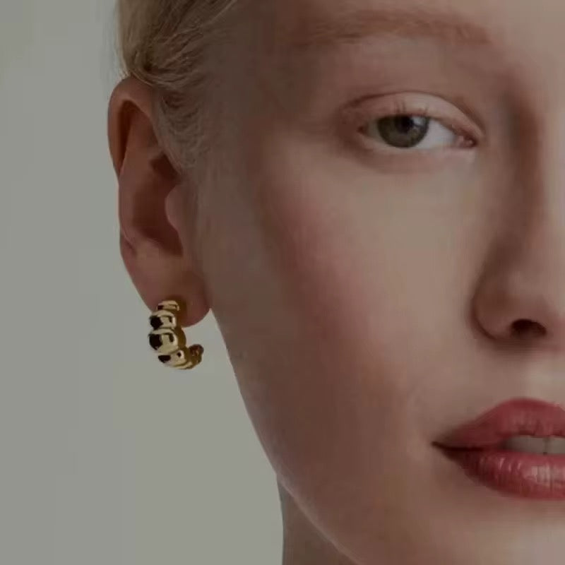 Bubble Hoop Earrings