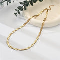 Twisted Snake Chain Necklace