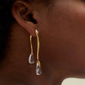 Molten Teardrop Earrings