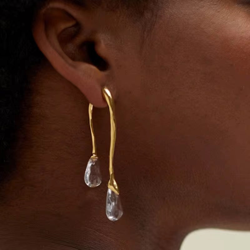 Molten Teardrop Earrings