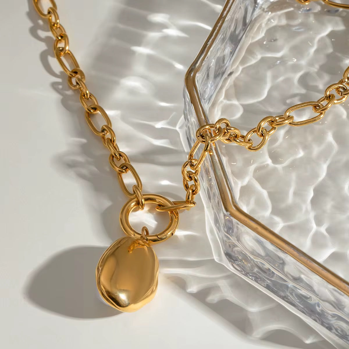 Pearl In Chains Necklace