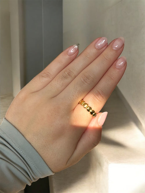 Bubble Hearts Ring