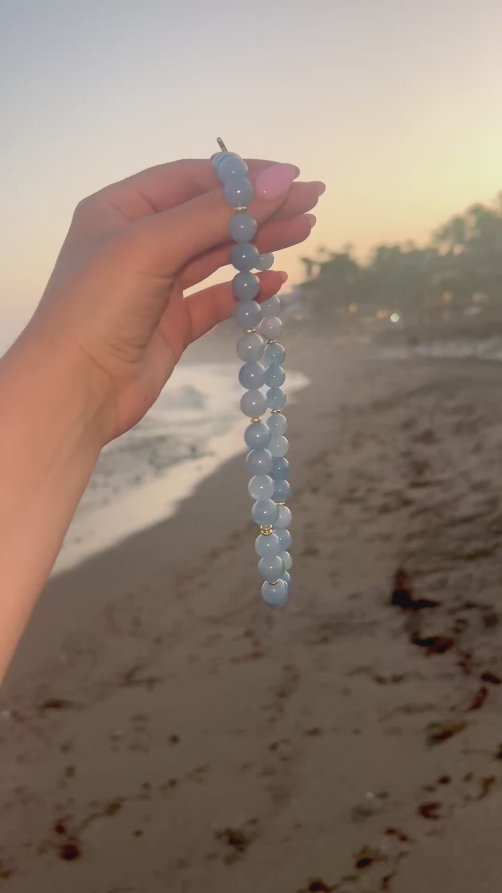 Natural Gemstone Bead Necklace
